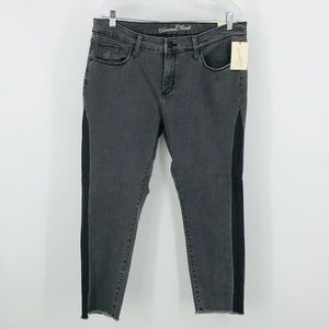 Skinny Crop Jeans Fitted Hip Thigh Slim Leg 14W